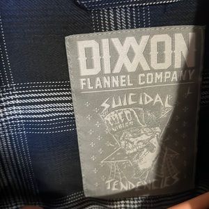 Womens L SUICIDAL TENDENCIES DIXXON FLANNEL